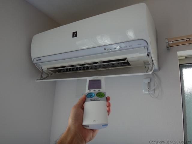 エアコン掃除の前に動作確認