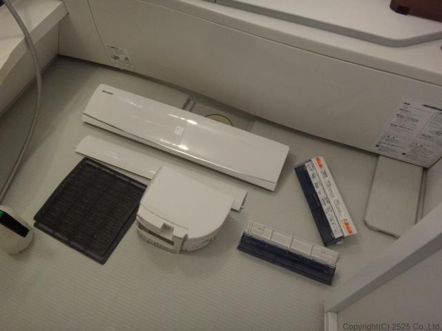 水場をお借りして洗浄