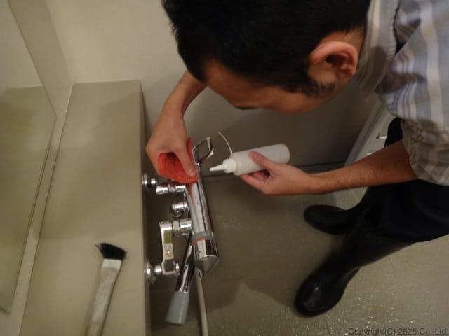 お風呂クリーニング,カラン周り