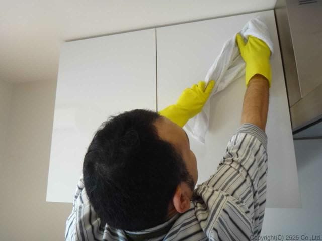 キッチンクリーニング、収納棚洗浄