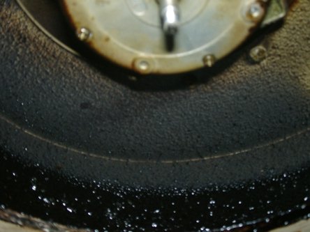 レンジフード、汚れている奥