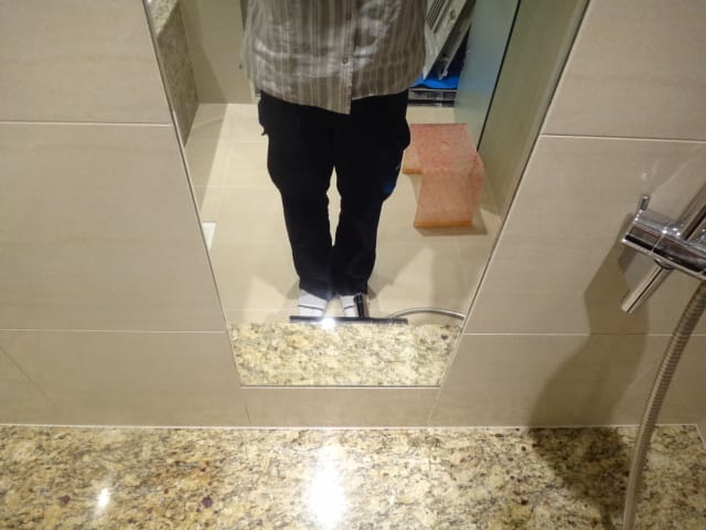 風呂鏡,ウロコ汚れクリーニング