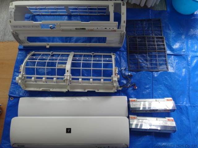 AY-C36SX外したパーツ